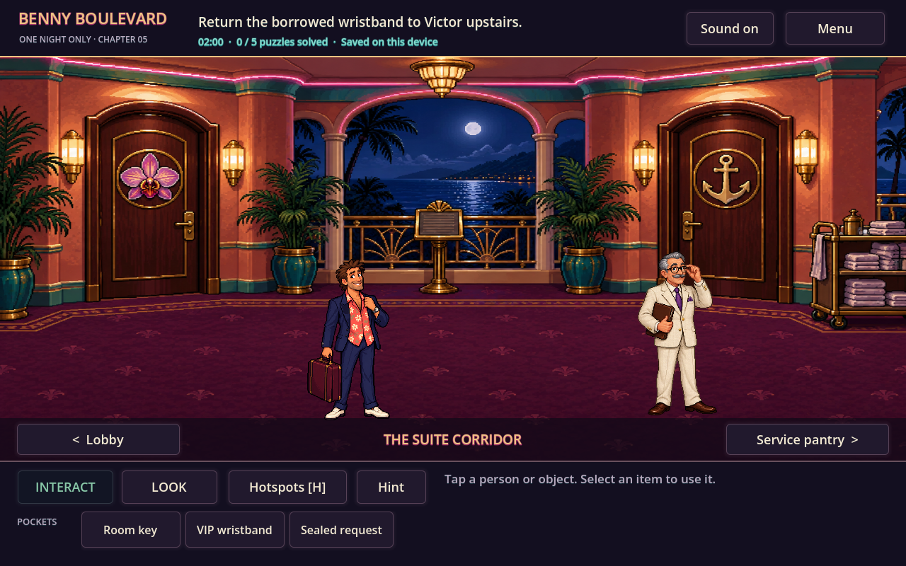 Chapter Five — resort interior