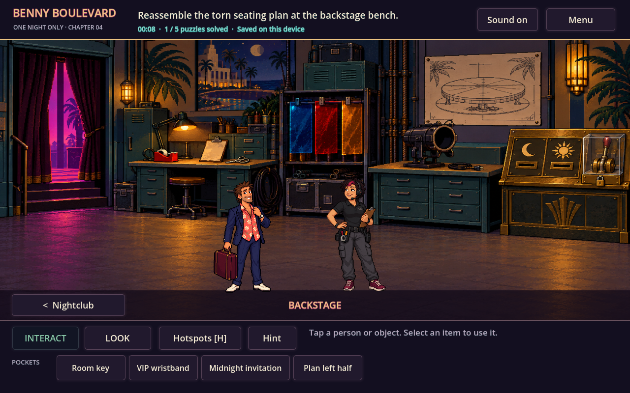 Chapter Four — backstage at the resort